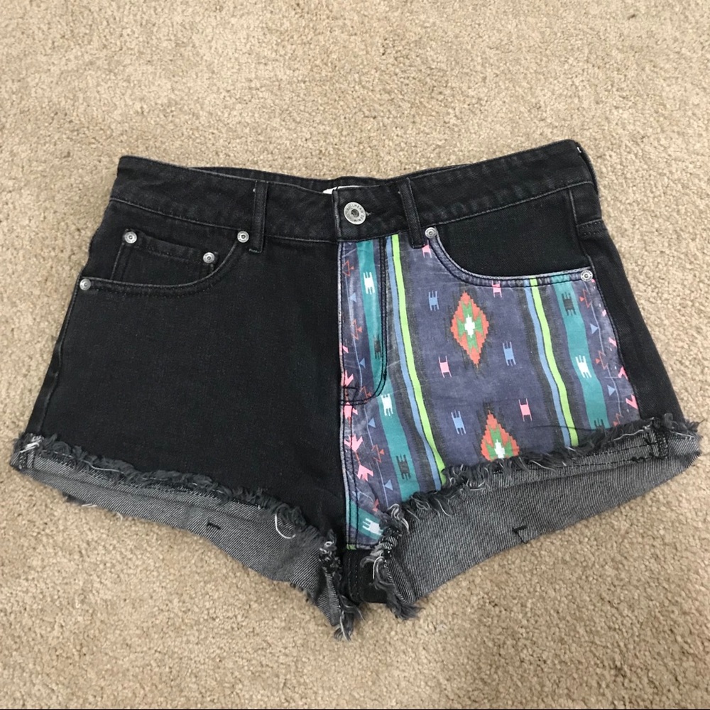 High Waisted Denim Shorts